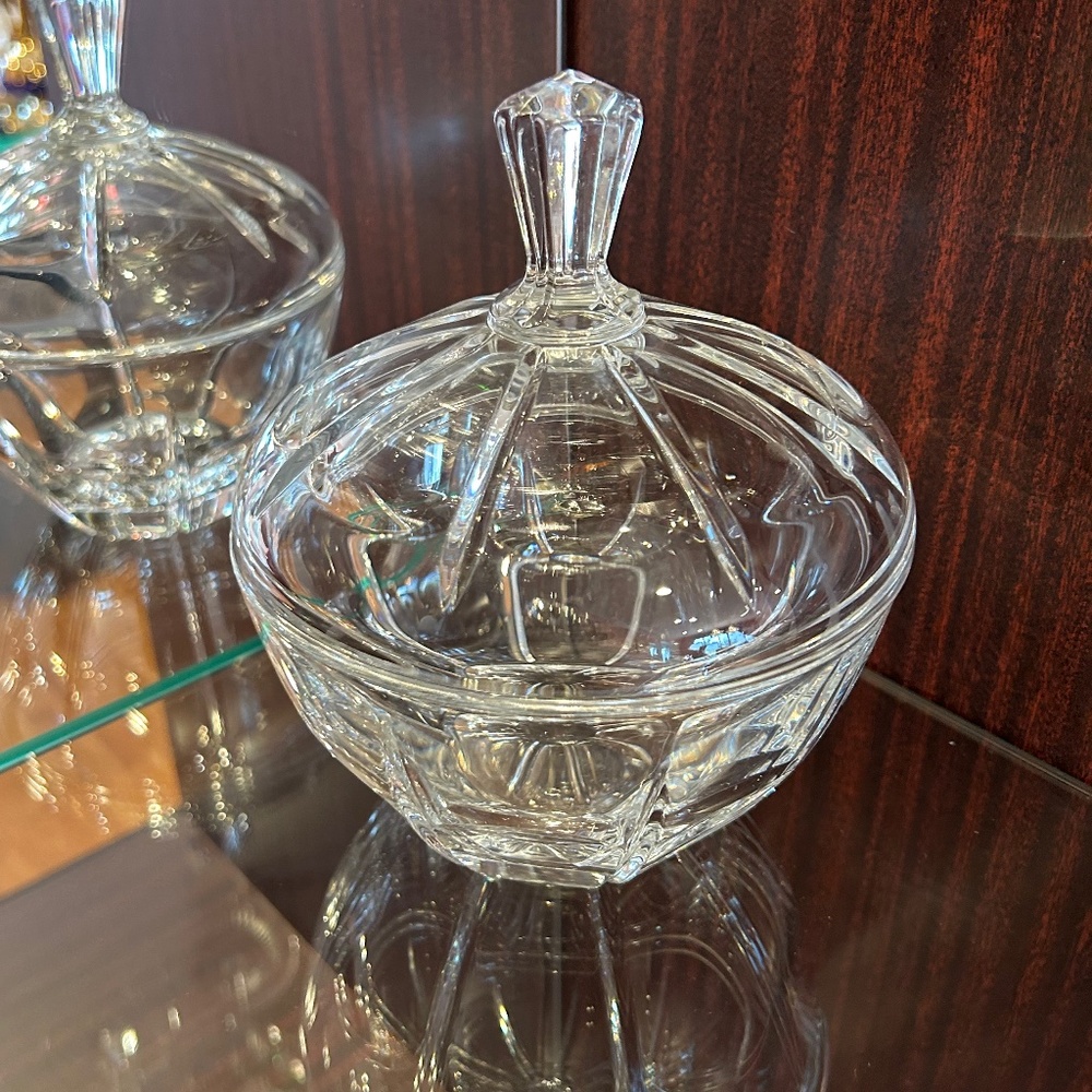 Vintage Crystal Candy Bowl